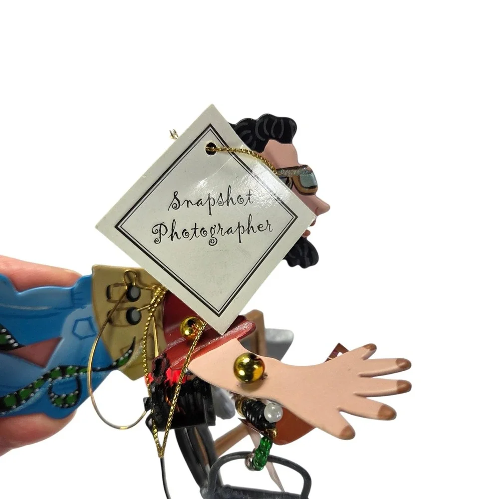 Silvestri Snapshot Photographer Camera Man Ornament Fanciful Flights Decor 4.5